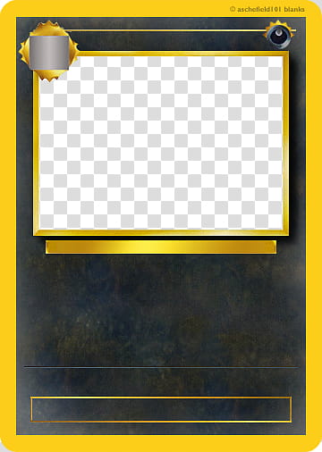 Blanks Classic Cards, brown and yellow trading card art transparent background PNG clipart