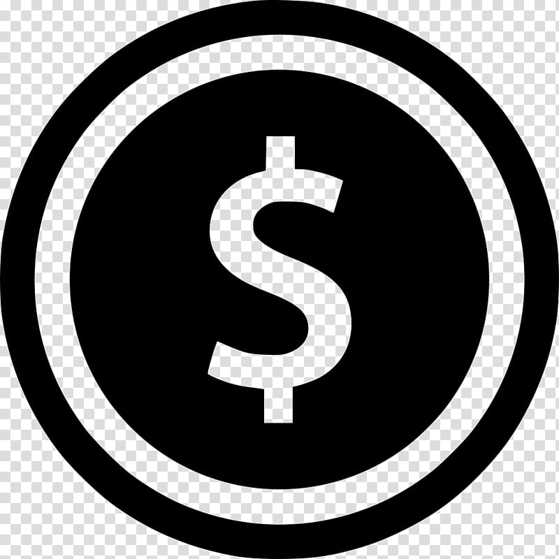 Dollar Logo, United States Dollar, Currency Symbol, Money, Dollar Sign, Bank, Circle, Blackandwhite transparent background PNG clipart