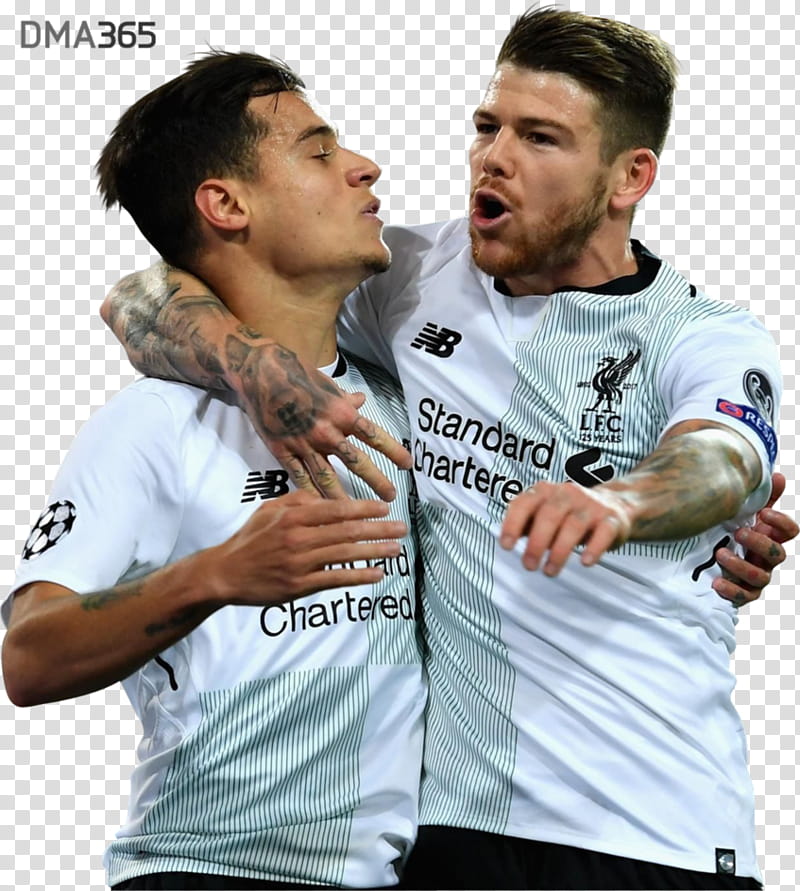 Philippe Coutinho and Alberto Moreno transparent background PNG clipart
