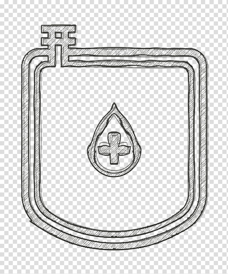 aid icon bag icon blood icon, Medical Icon, Line Art, Symbol transparent background PNG clipart