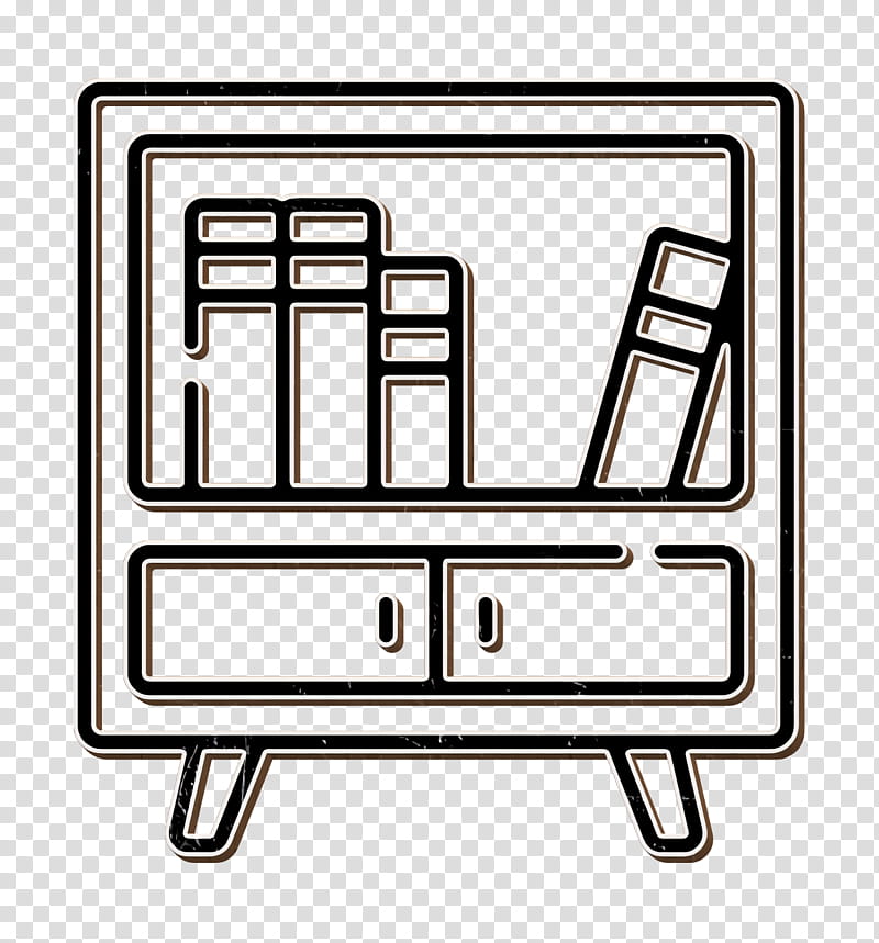 Home Decoration icon Buffet icon, Line, Furniture, Line Art, Coloring Book transparent background PNG clipart