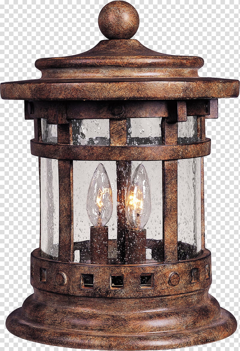 lantern, brown table lamp transparent background PNG clipart