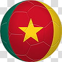 World Cup Soccer Balls, Cameroon r transparent background PNG clipart