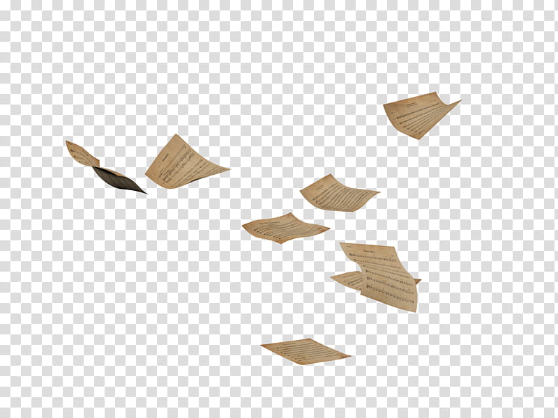 Flying Papers, brown paper printer transparent background PNG clipart