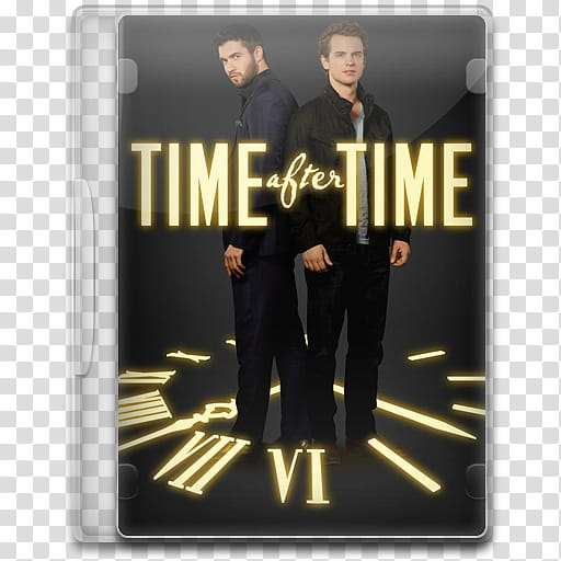 TV Show Icon , Time After Time, Time After Time DVD case transparent background PNG clipart