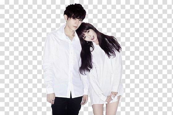 Trouble Maker Kwave Magazine, woman wearing white dress shirt and black pants transparent background PNG clipart