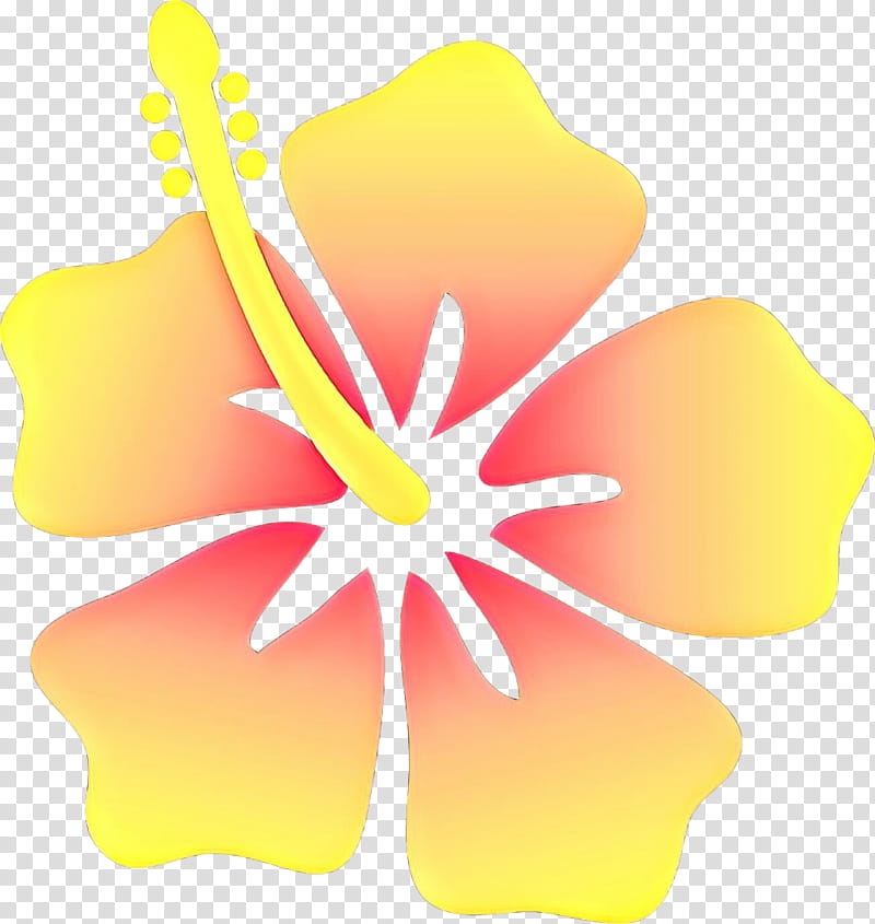 Hawaii Flower, Rosemallows, Red Frangipani, Cartoon, Plants, Yellow, Petal, Hibiscus transparent background PNG clipart