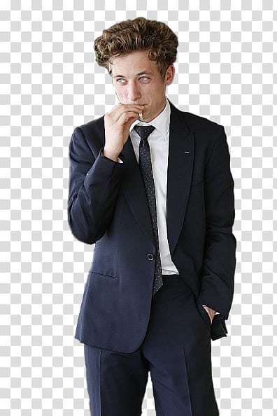 Male Models, man smoking cigarette in blue suit transparent background PNG clipart