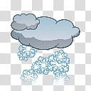 WSI Weather Icons As Seen on TV, Blizzard transparent background PNG clipart