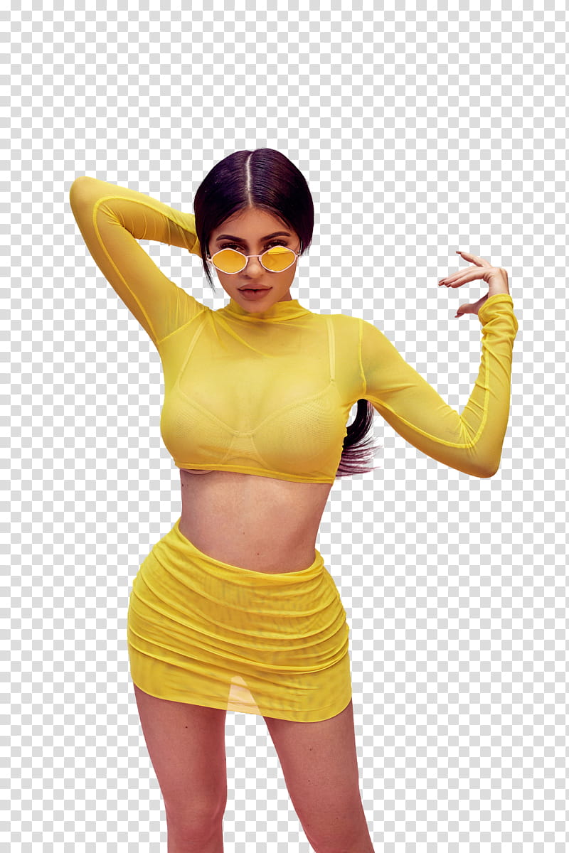 Kylie Jenner ,  transparent background PNG clipart