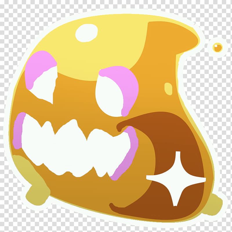 Skull Drawing, Slime Rancher, Color, Game, Coloring Book, Gold, Yellow, Nose transparent background PNG clipart