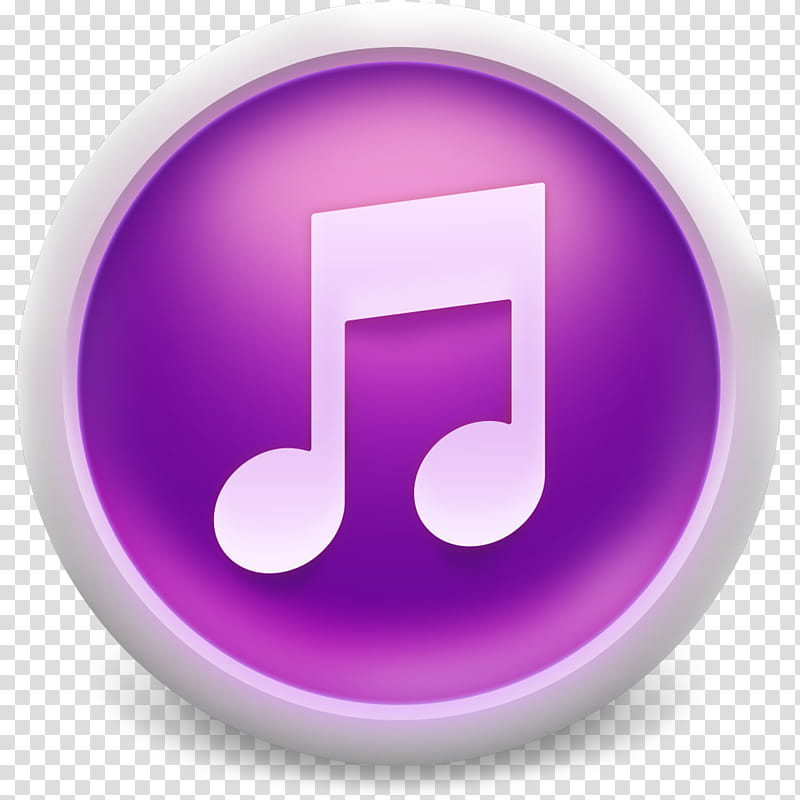 Itunes Icon Matte Purple Pink Music Icon Transparent Background