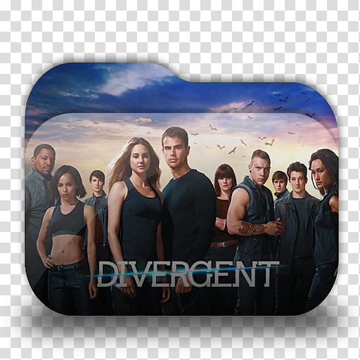 Divergent Folder Icon  , divergent() transparent background PNG clipart