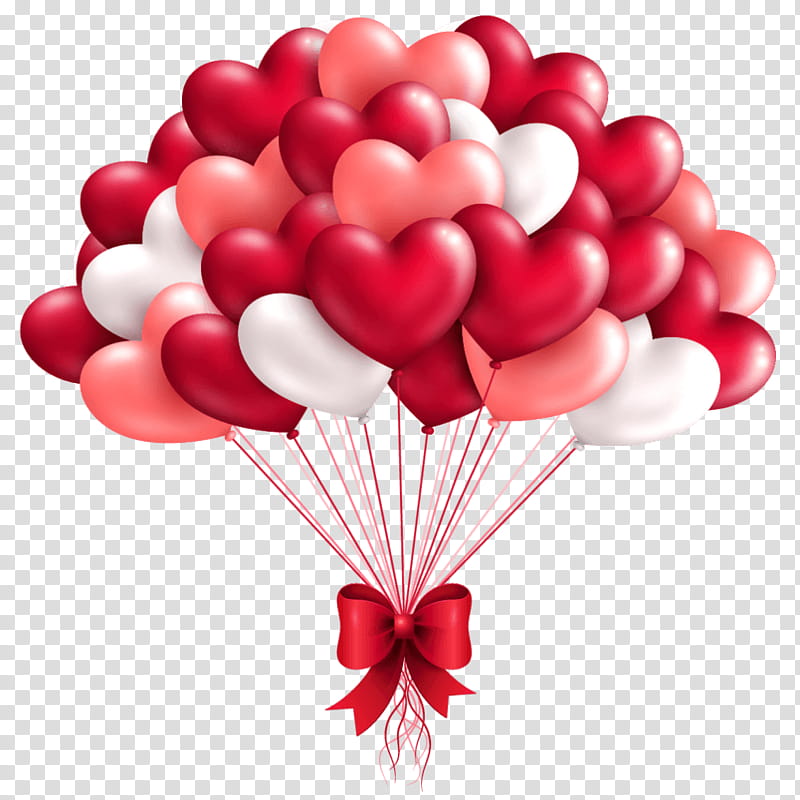 Amscan 11 Bright Pink Heart Latex Balloons (6ct)
