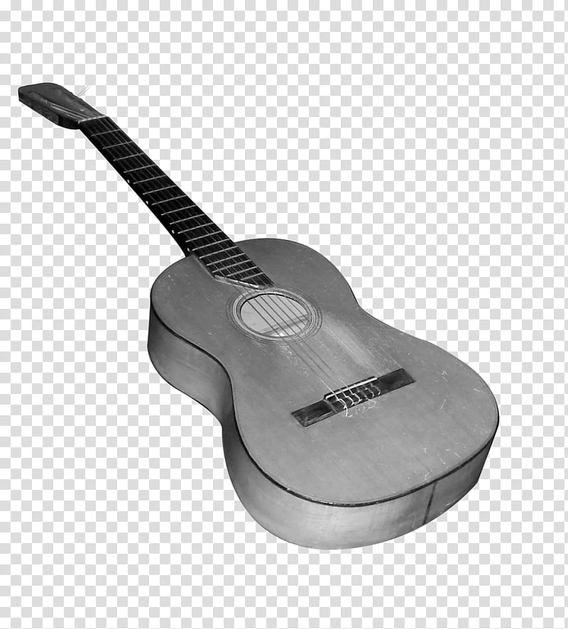 guitar bw, grayscale of acoustic guitar transparent background PNG clipart