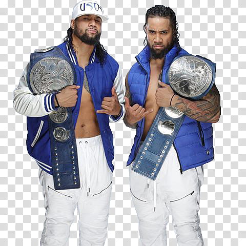 The Usos SD LIVE Tag Team Champions  transparent background PNG clipart