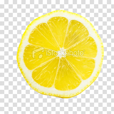Rodaja de Limon, sliced yellow lemon fruit transparent background PNG clipart