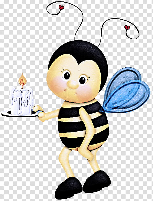 Baby toys, Honeybee, Cartoon, Membranewinged Insect, Bumblebee, Pollinator transparent background PNG clipart