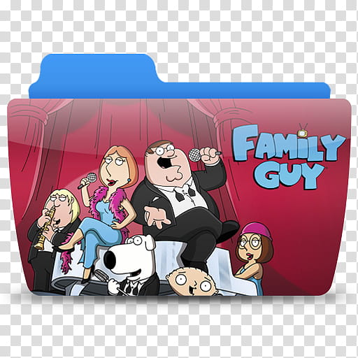 Colorflow TV Folder Icons , Family Guy transparent background PNG clipart