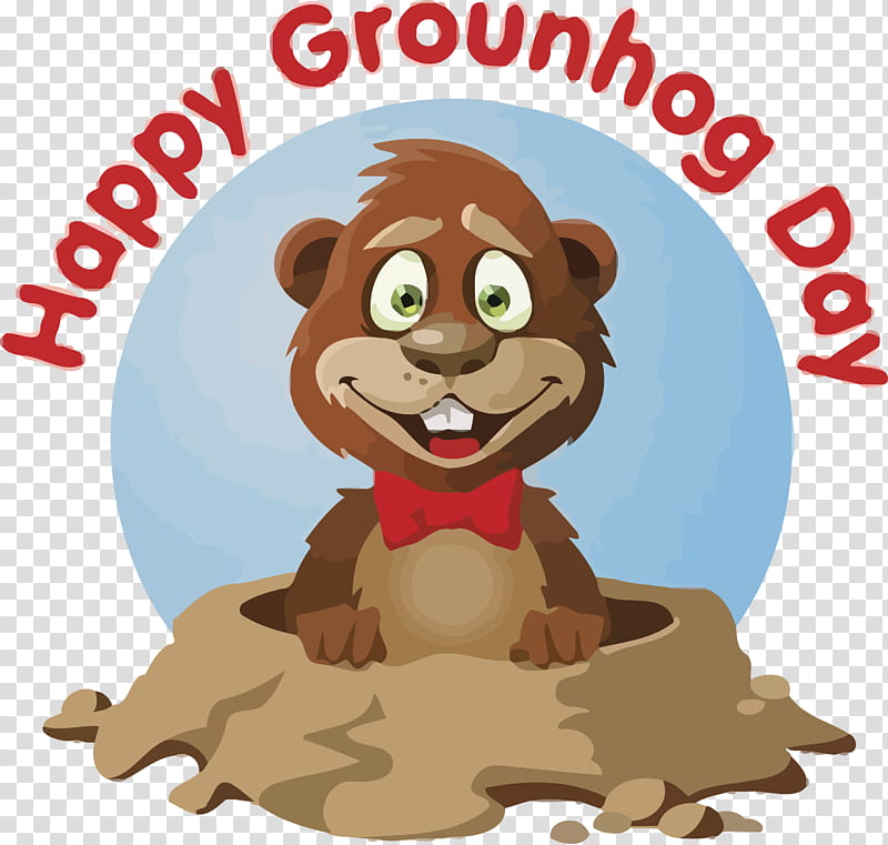 groundhog day happy groundhog day groundhog, Spring
, Cartoon, Brown Bear, Animation, Logo, Beaver transparent background PNG clipart
