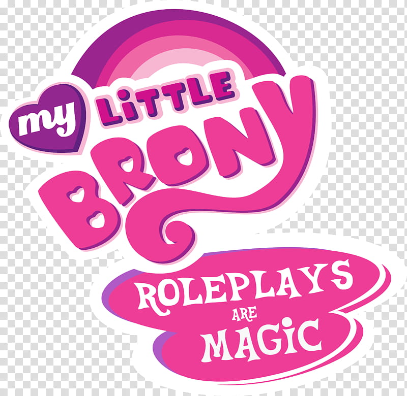 My Little Brony Roleplays are Magic Logo transparent background PNG clipart