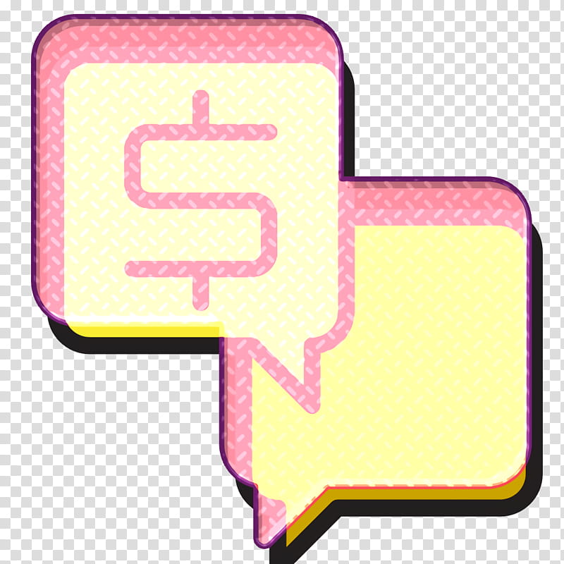 Money icon Startup New Business icon Negotiating icon, Startup New Business Icon, Text, Pink, Line, Material Property, Square, Logo transparent background PNG clipart