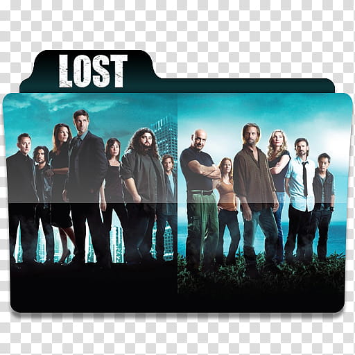 Mac TV Series Folders K L, Lost movie file transparent background PNG clipart