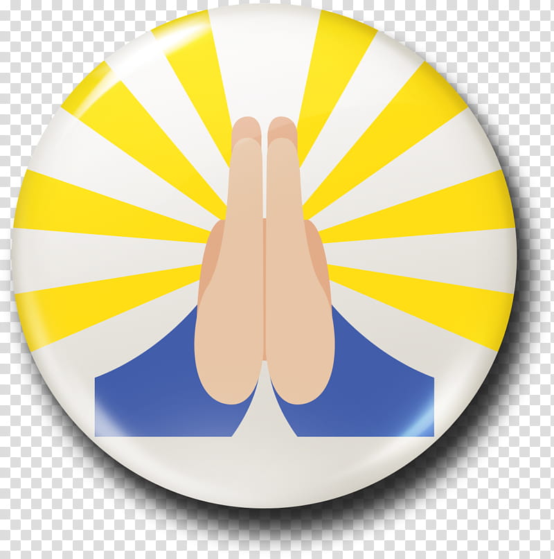 Praying Emoji, Praying Hands, Prayer, Emoticon, Drawing, Religion, Yellow, Circle transparent background PNG clipart