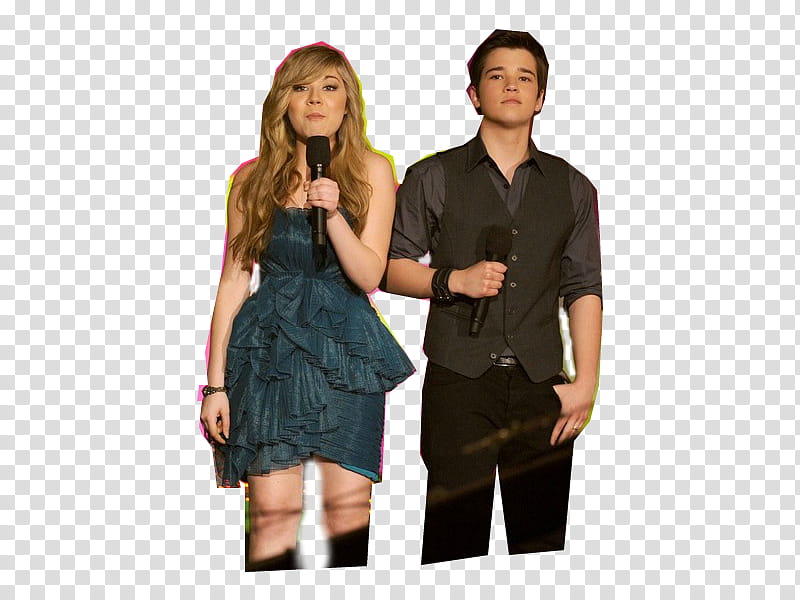 Nathan Kress Y Jannette McCurdy transparent background PNG clipart