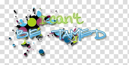 s, i can't be tamed text transparent background PNG clipart