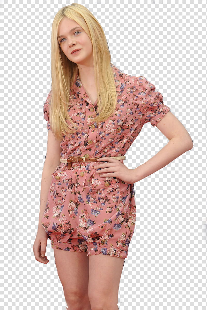 Elle Fanning transparent background PNG clipart