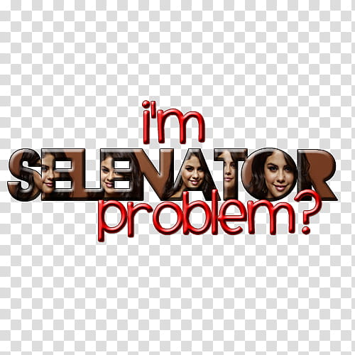 Selenator, I'm Selenator problem? text graphic transparent background PNG clipart