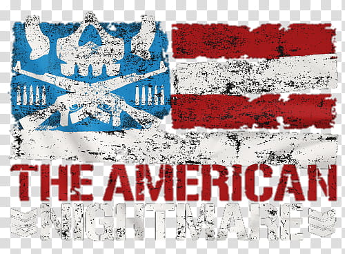 THE AMERICAN NIGHTMARE Flag Cody logo transparent background PNG clipart