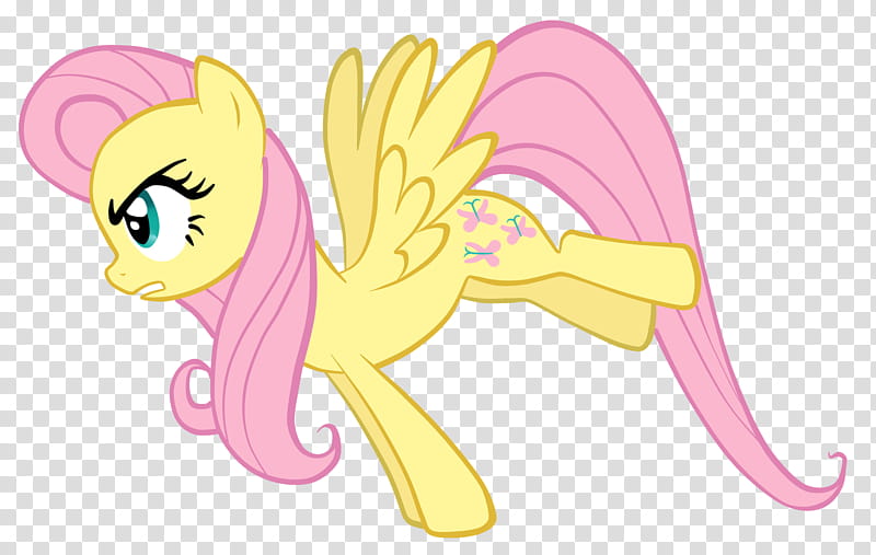 Dragonshy, yellow My Little Pony character transparent background PNG clipart