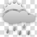 plain weather icons, , white rain cloud illustration transparent background PNG clipart