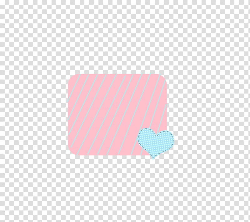 Muchas Cositas Lindas, pink and blue striped square and blue heart illustration transparent background PNG clipart