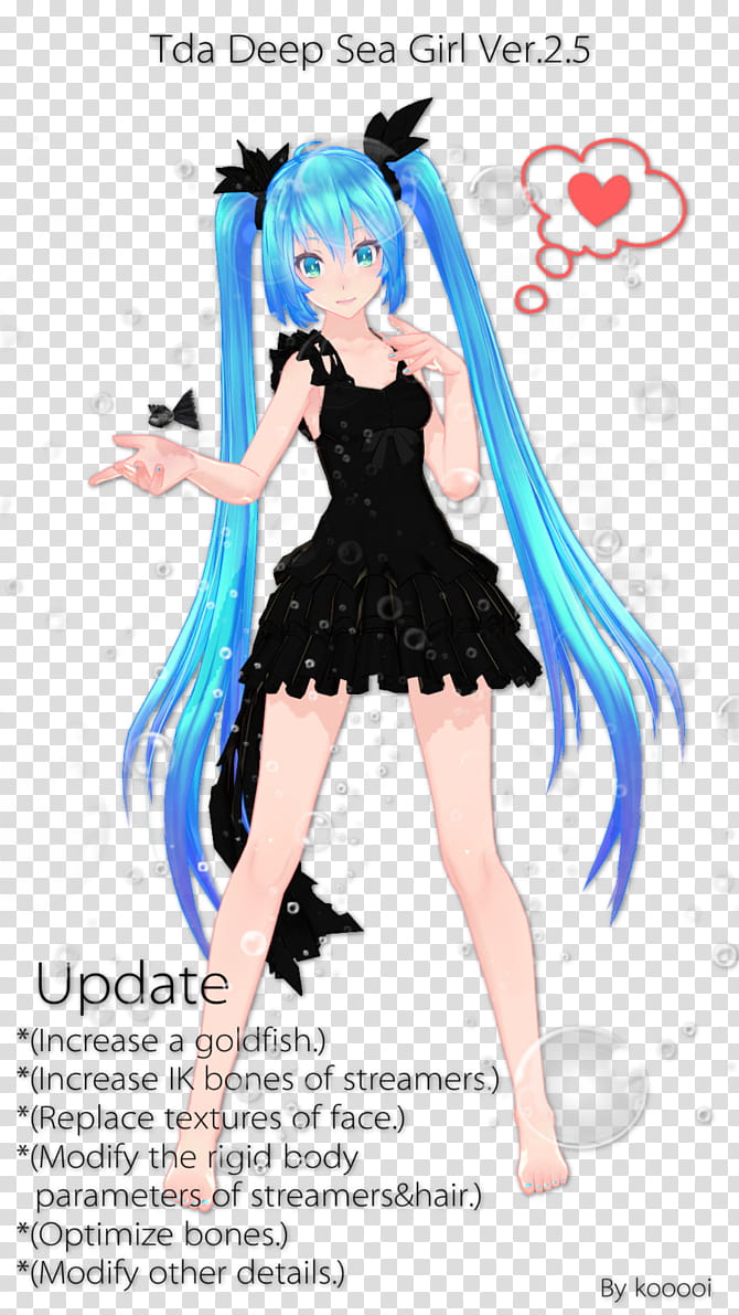 [Update DL]Tda Deep Sea Girl Ver.., tda deep sea girl version . character illustration transparent background PNG clipart