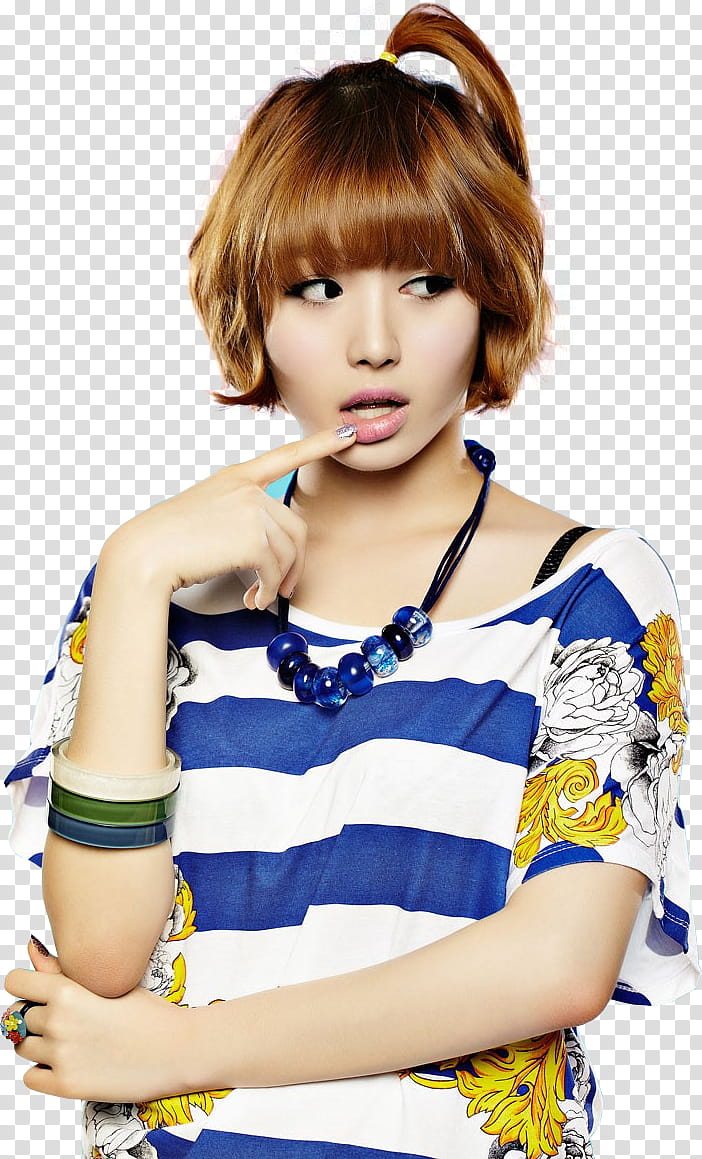Yura Girl Day Render, woman touching her lip using right index finger transparent background PNG clipart