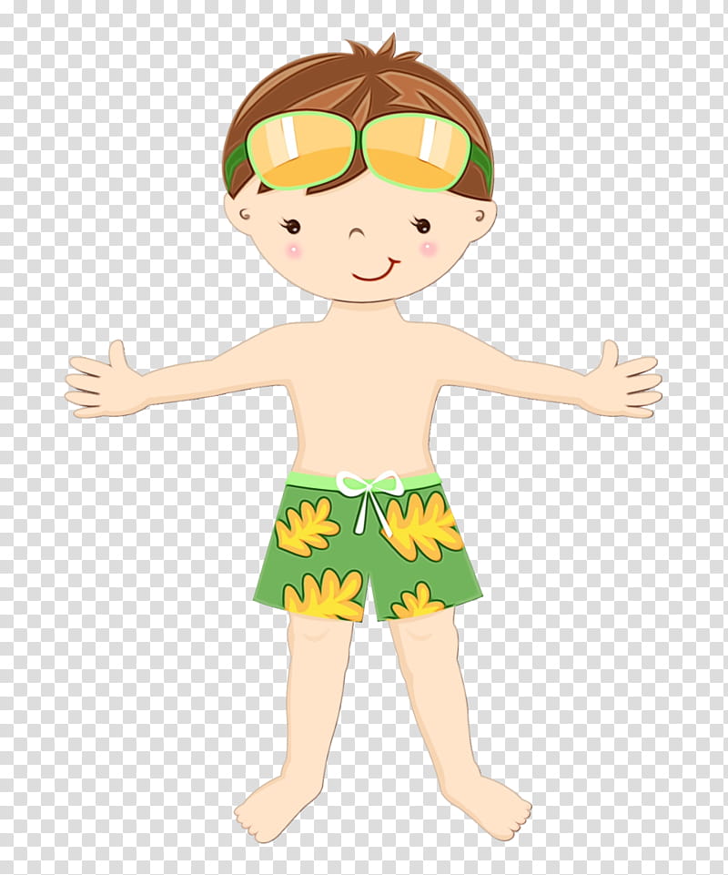 Beach, Child, Boy, Girl, Cartoon, Glasses, Animation, Finger transparent background PNG clipart