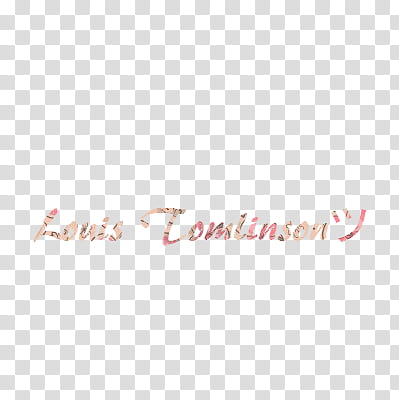 Texto Louis Tomlinson transparent background PNG clipart