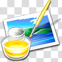 Oxygen Refit, applications-graphics, Paint icon illustration transparent background PNG clipart