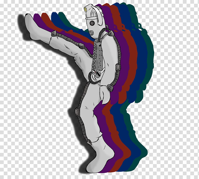 Big Steppin Cyberman transparent background PNG clipart