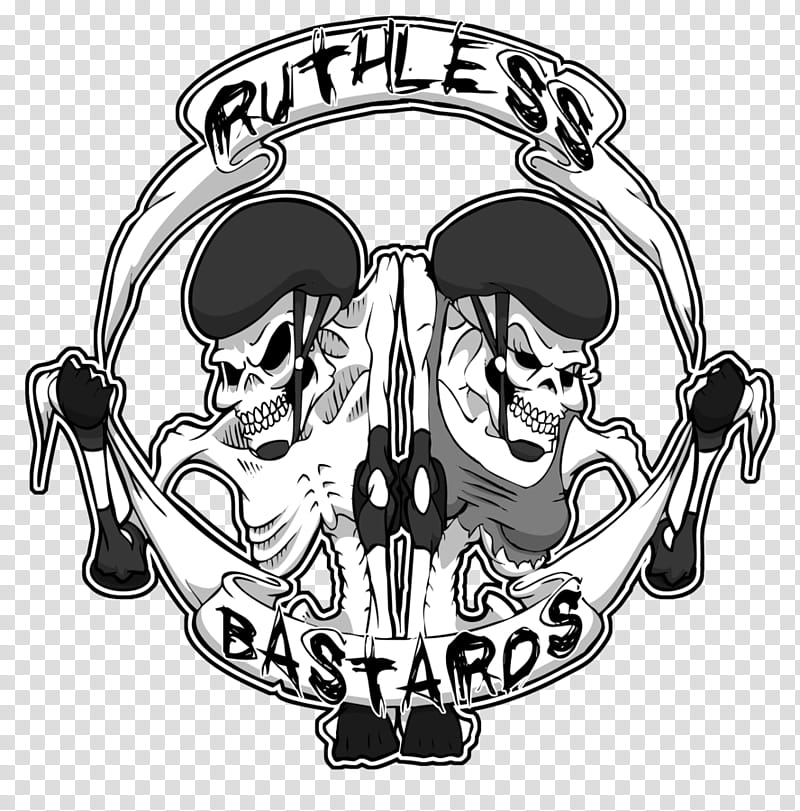 Ruthless Bstards logo transparent background PNG clipart