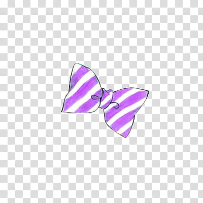 Shoujo, purple and white striped bow transparent background PNG clipart