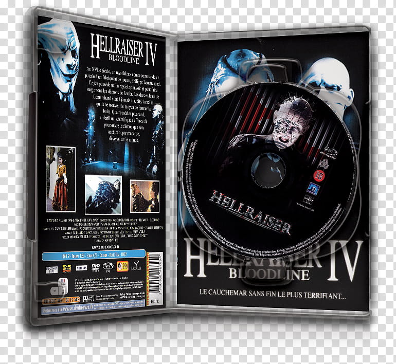 DvD Case Icon Special , Hellraiser IV Bloodline DvD Case Open transparent background PNG clipart