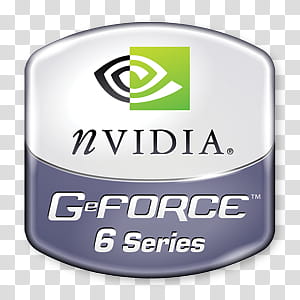 Original Logo nVIDIA GeForce  Series transparent background PNG clipart