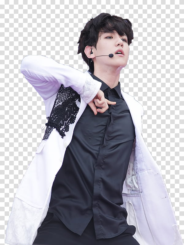 BAEKHYUN EXO AT HONGKONG DOME FESTIVAL, man facing sideways transparent background PNG clipart