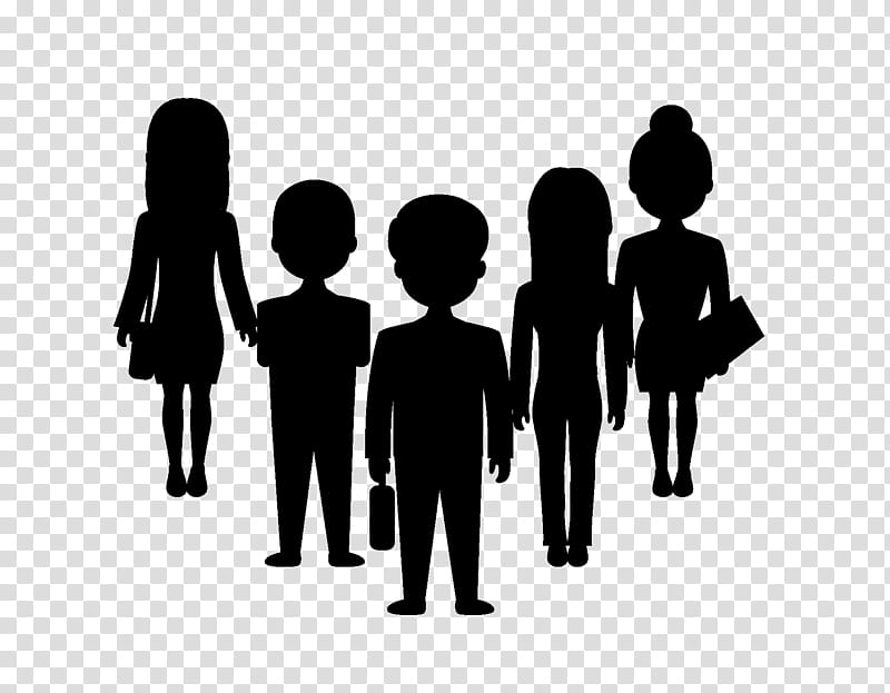 Group Of People, Public Relations, Social Group, Business, Human, Behavior, Line, Silhouette transparent background PNG clipart