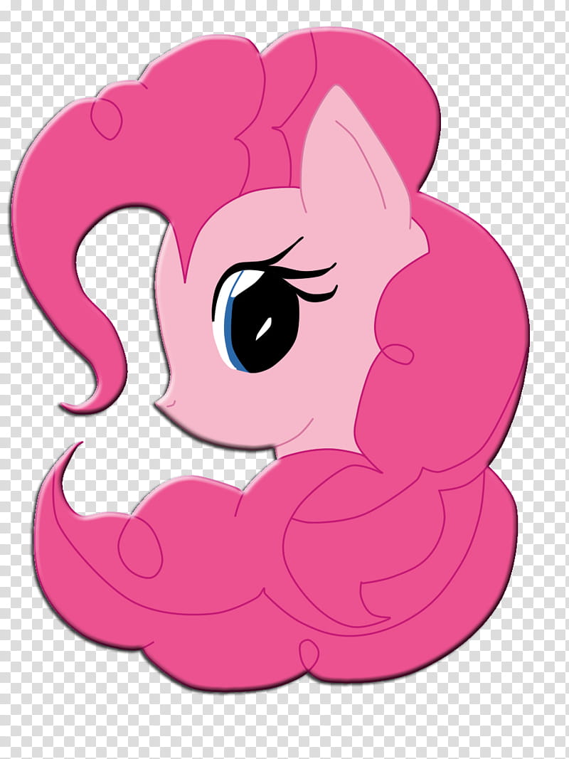 Logo Pinkie Pie, My Little Pony Pinkie Pie head transparent background PNG clipart