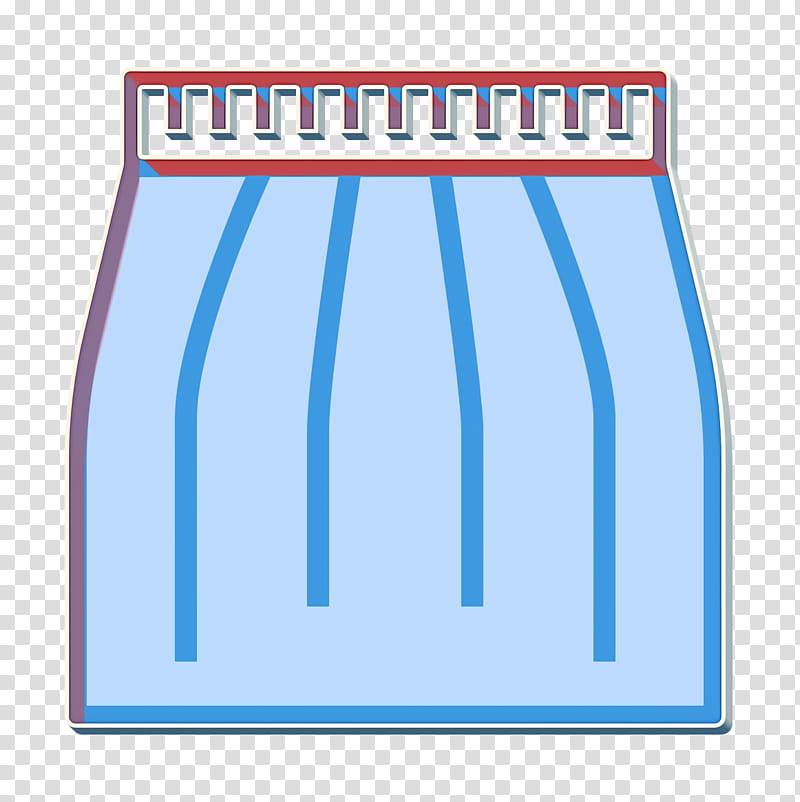 Skirt icon Garment icon Clothes icon, Blue, Electric Blue transparent background PNG clipart